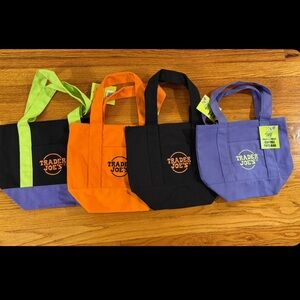 Trader Joe’s Mini Halloween Canvas Totes
